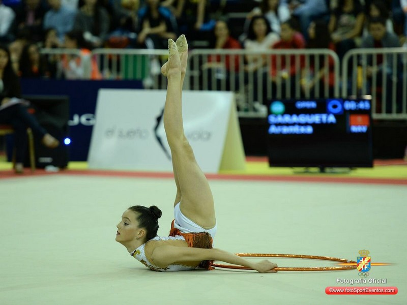 La Selección Navarra de Gimnnasia Rítmica hace historia en la Copa de La Reina